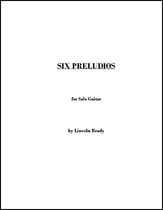 Six Preludes Guitar and Fretted sheet music cover